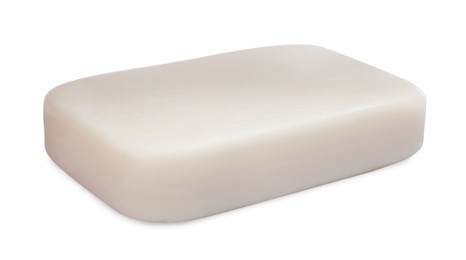 Soap bar on white background. Personal hygiene