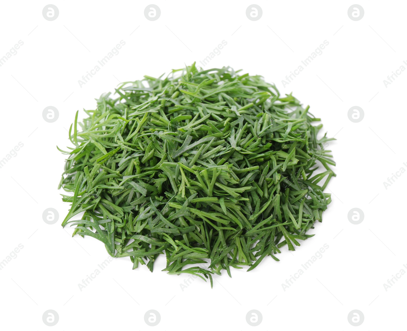 Photo of Pile of fresh dill isolated on white