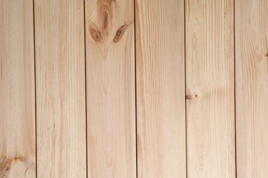 Photo of Texture of wooden surface as background, top view