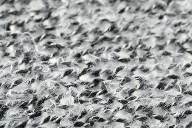 Photo of Texture of soft fabric as background, closeup