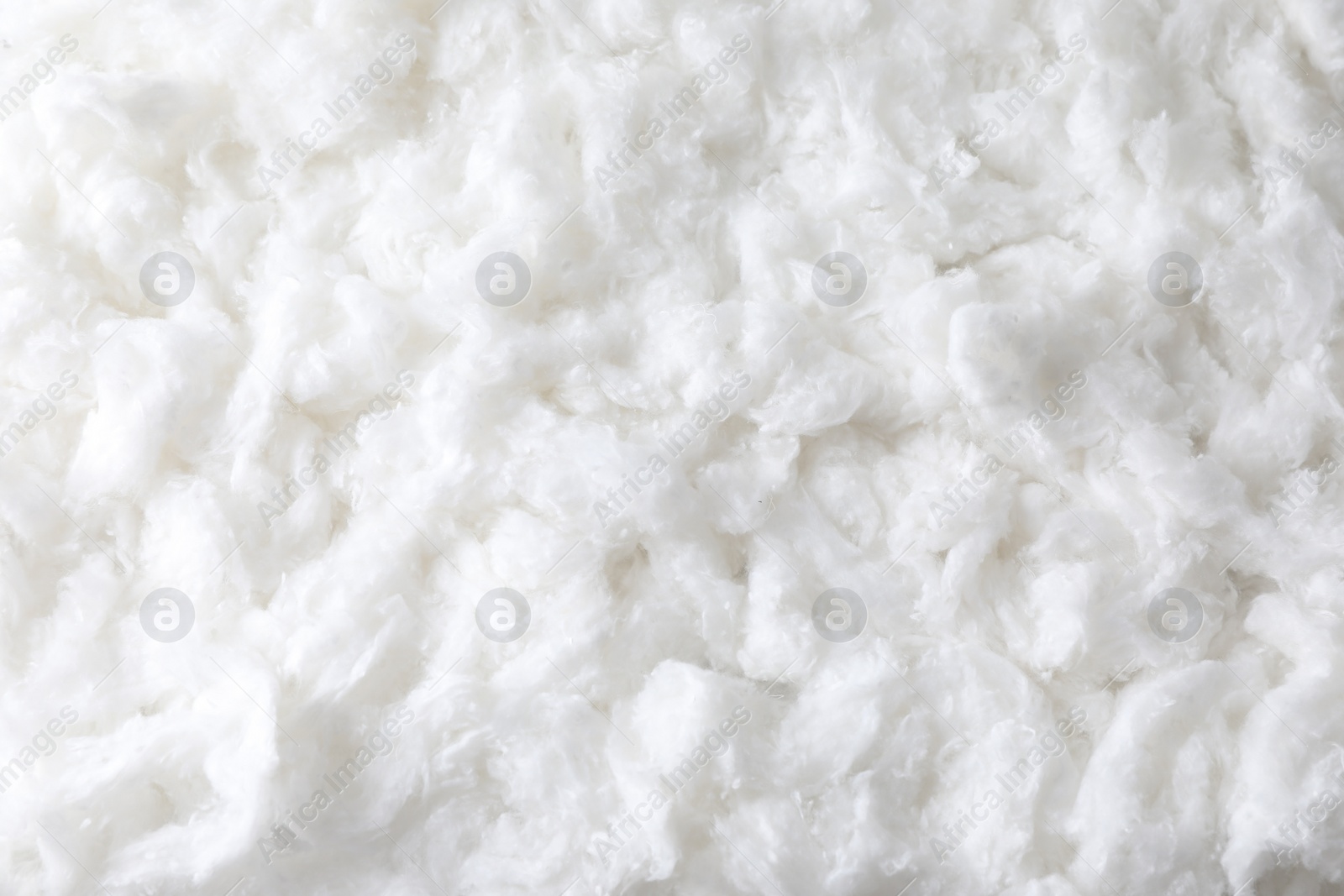 Photo of Soft clean cotton as background, top view