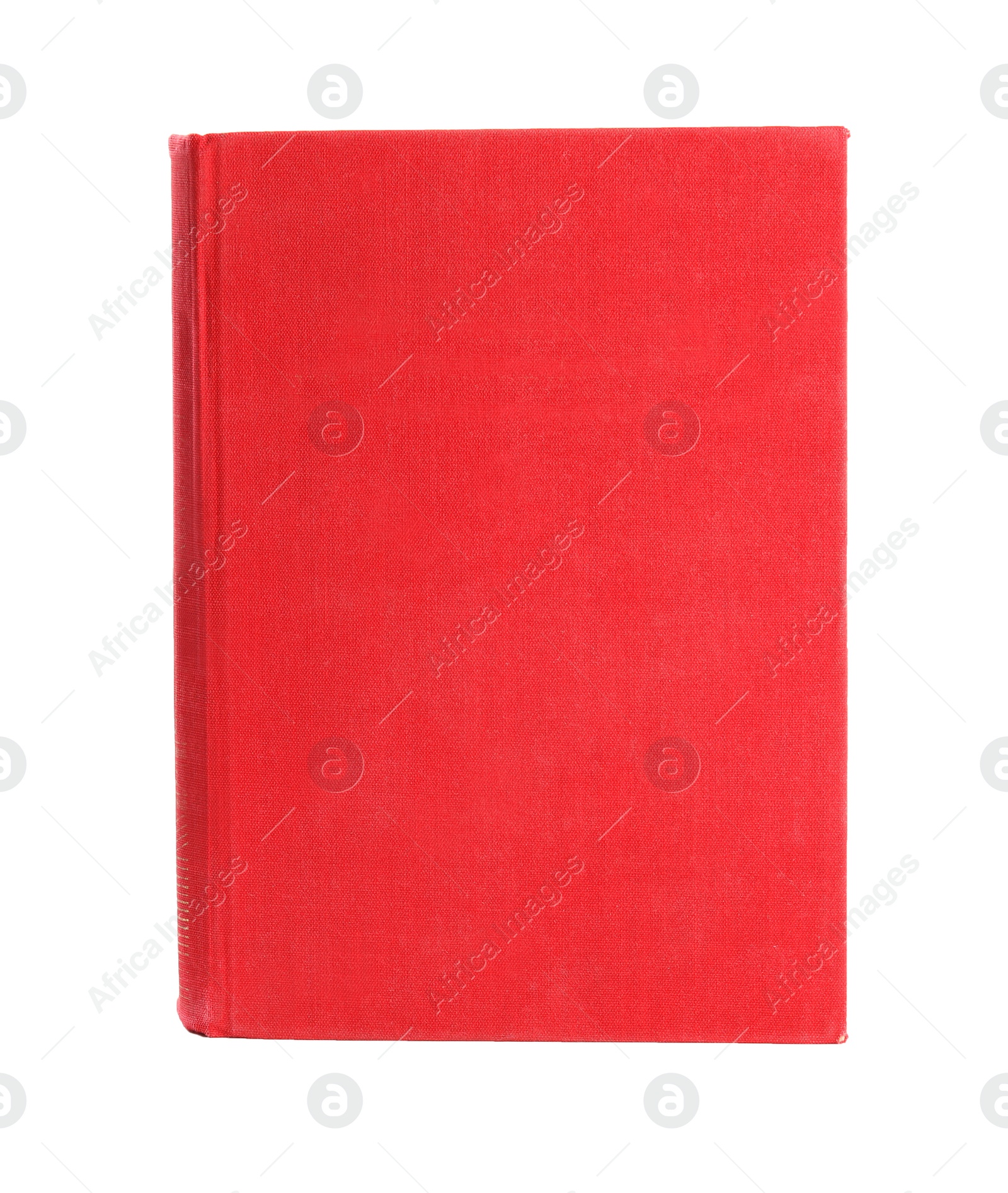 Photo of Book with hard cover isolated on white