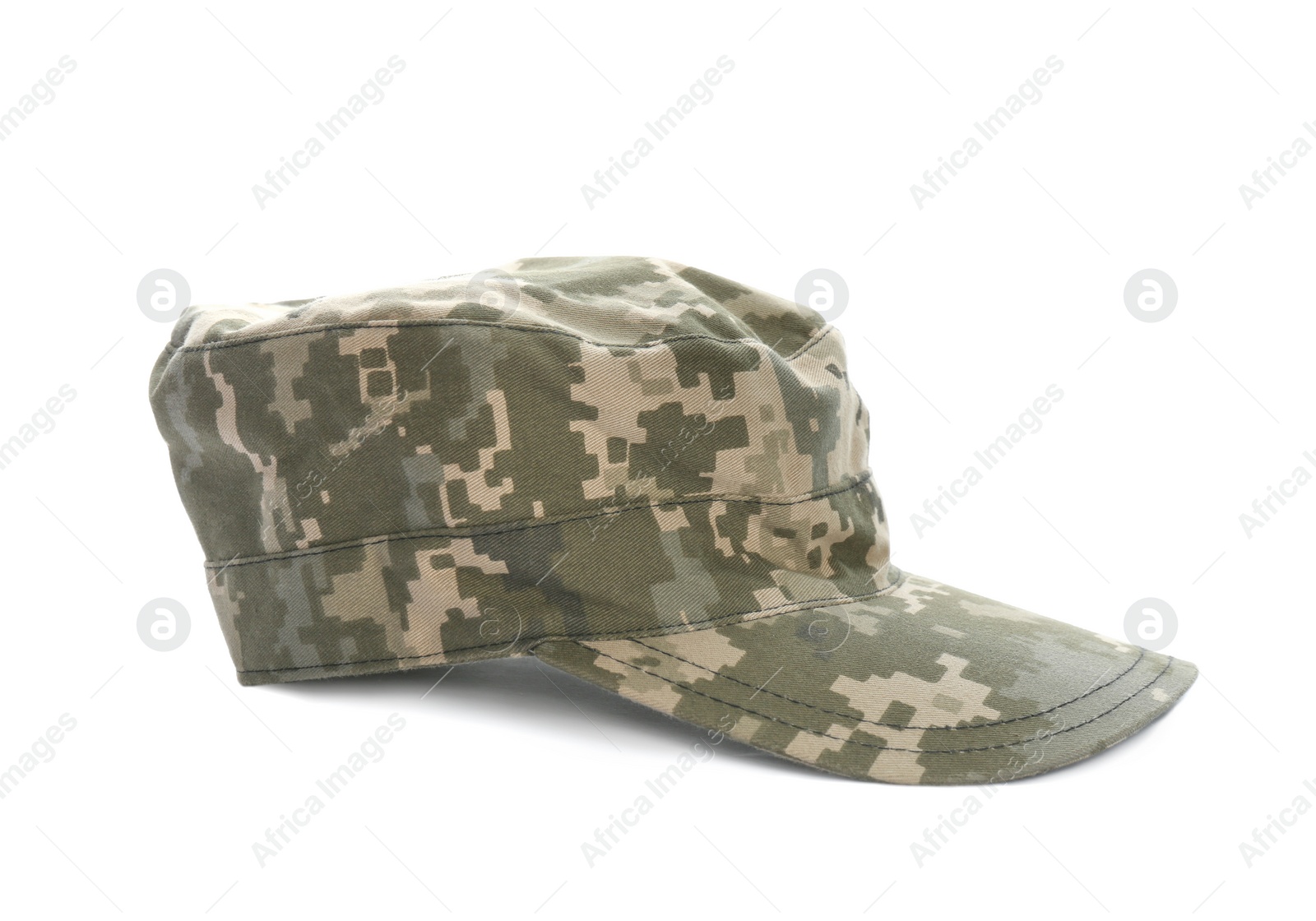 Photo of Military cap on white background