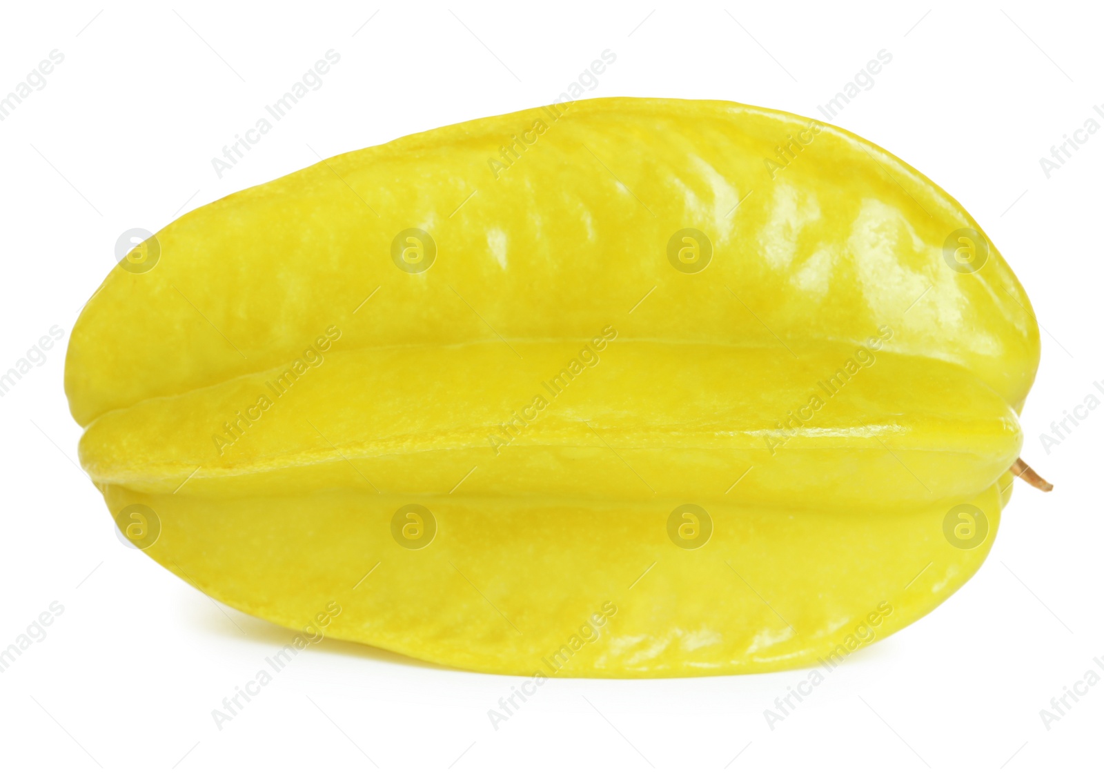 Photo of Delicious ripe carambola isolated on white. Exotic fruit