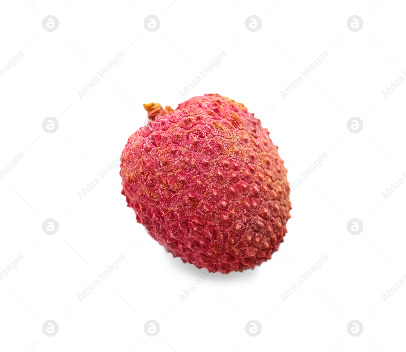 Photo of Whole ripe lychee fruit isolated on white