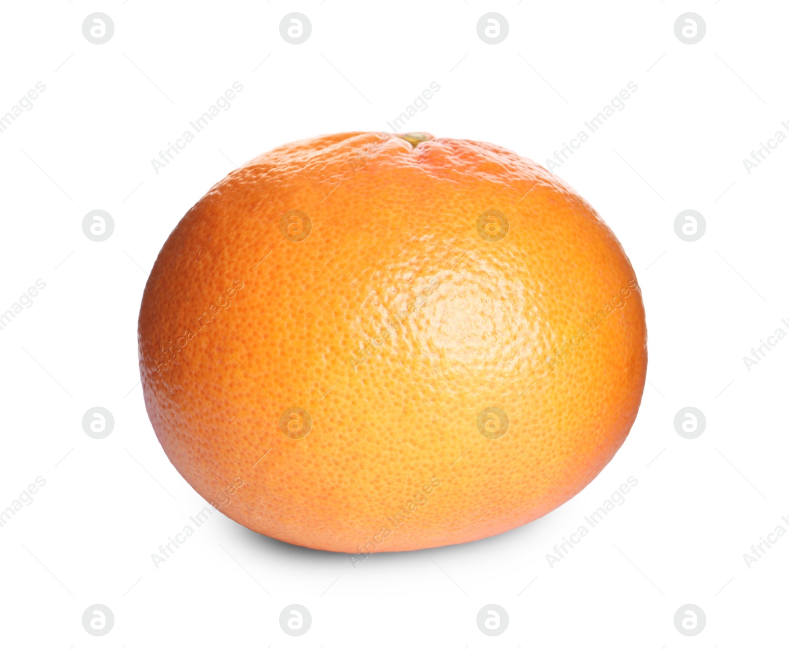 Photo of Delicious ripe grapefruit isolated on white. Exotic fruit