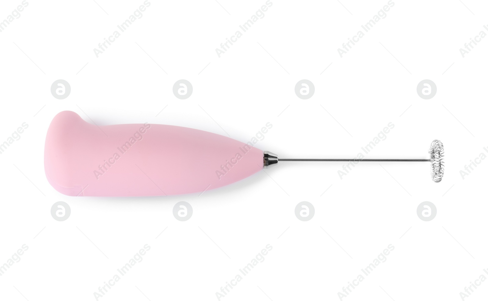 Photo of One milk frother wand isolated on white