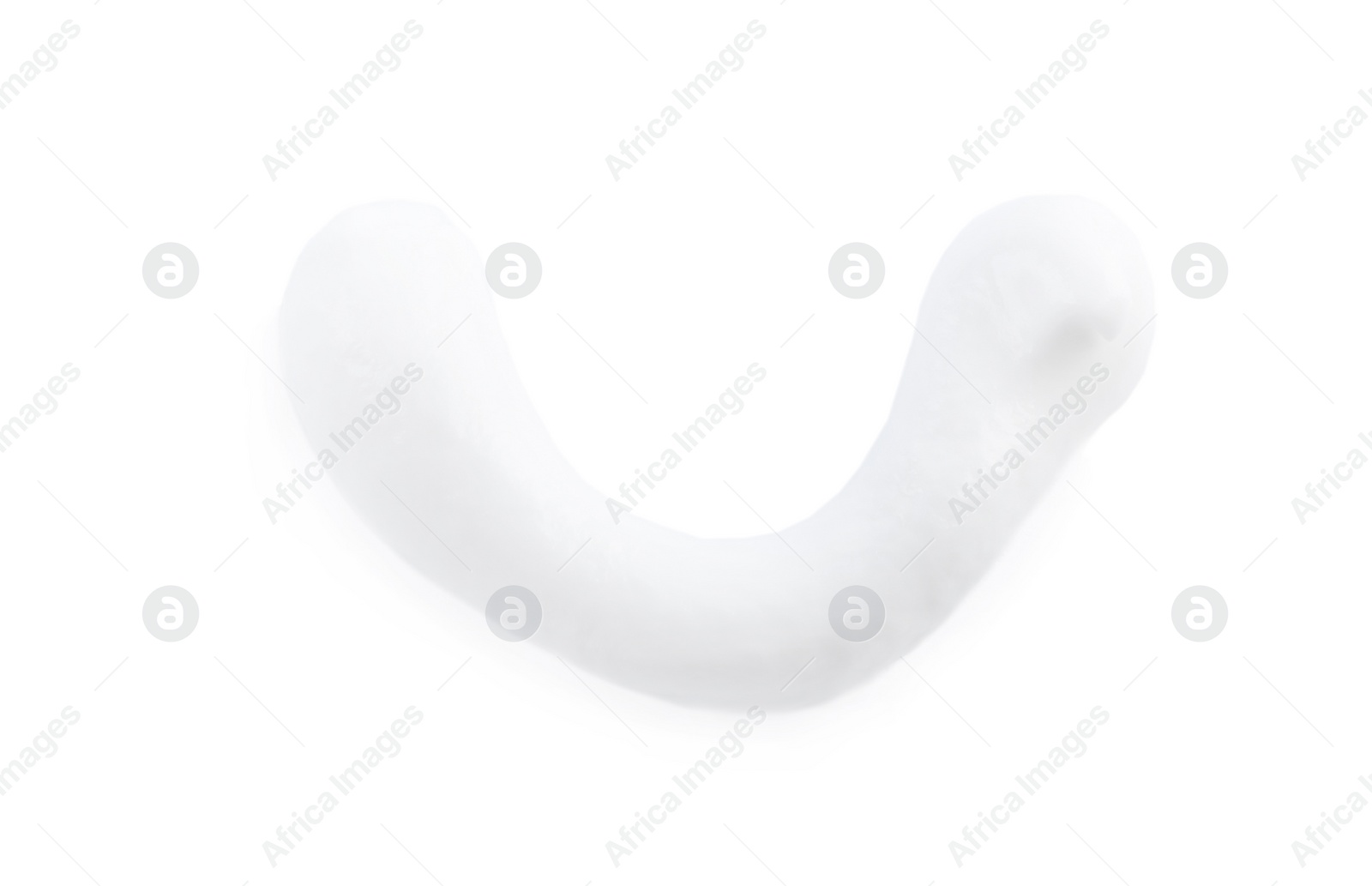 Photo of Toothpaste isolated on white, top view. Dental care