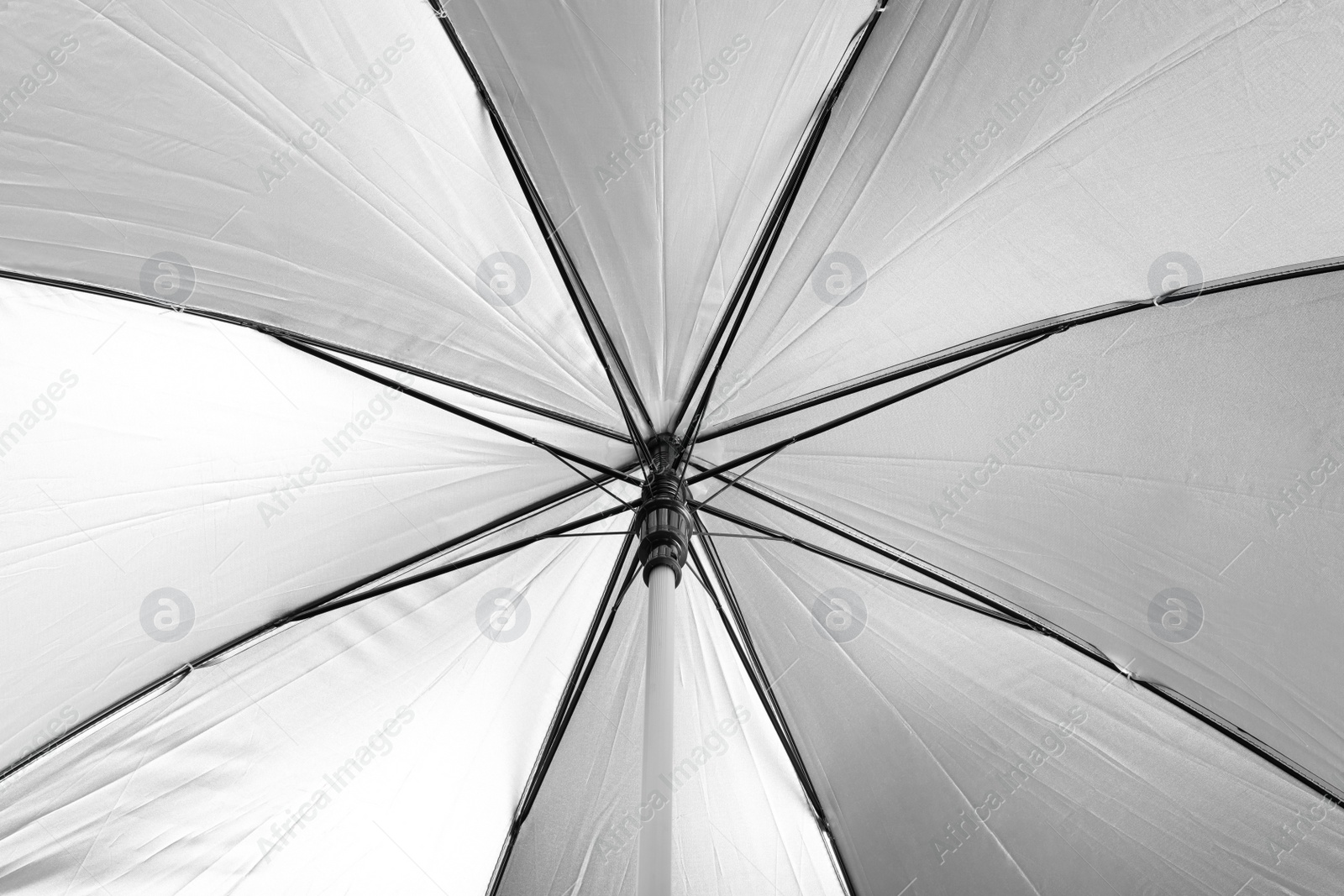 Photo of Color umbrella as background, closeup view