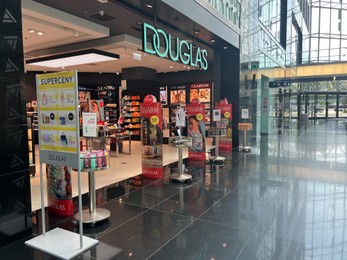 Photo of WARSAW, POLAND - JULY 23, 2022: DOUGLAS store in shopping mall