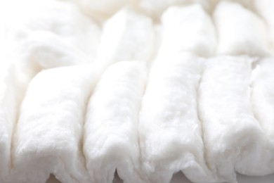 Photo of Closeup view of soft clean cotton wool