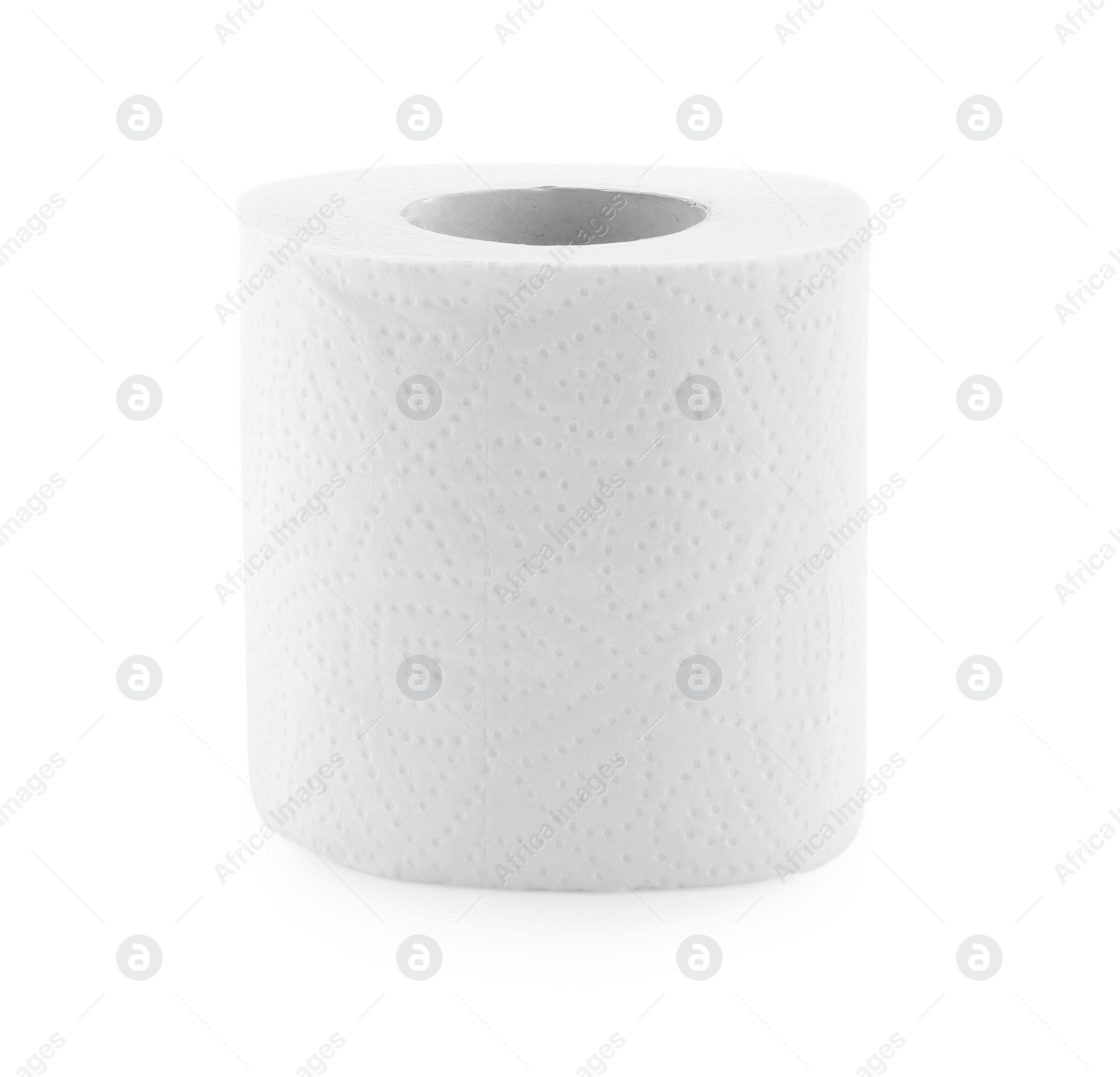 Photo of Roll of toilet paper isolated on white