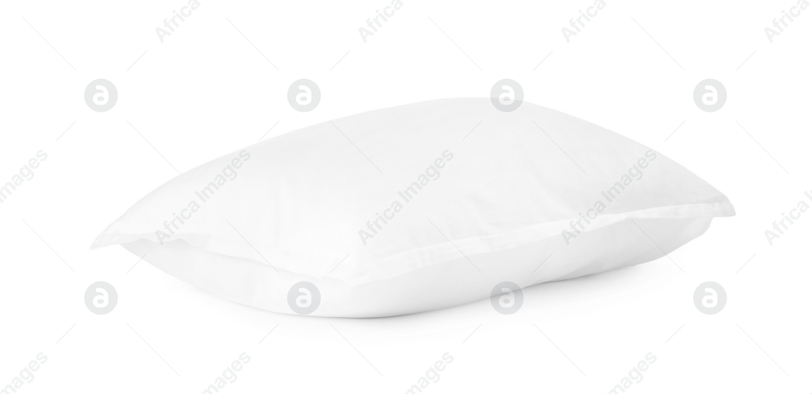 Photo of One new soft pillow isolated on white