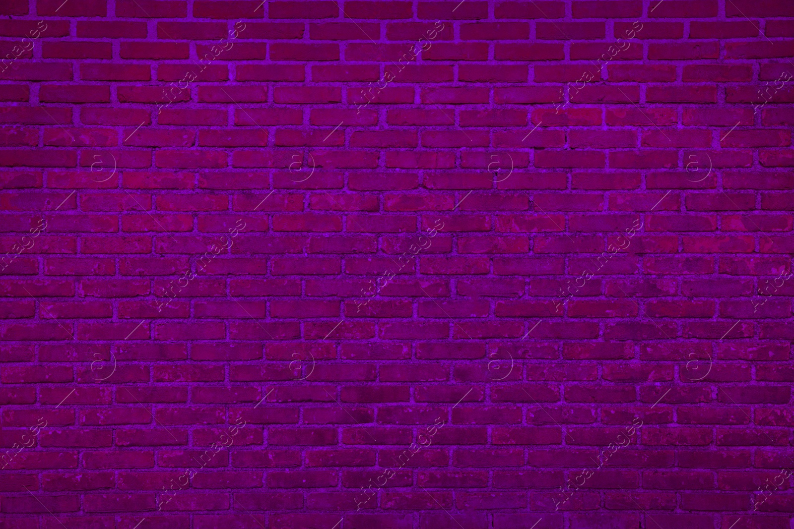Image of Texture of bright pink brick wall as background