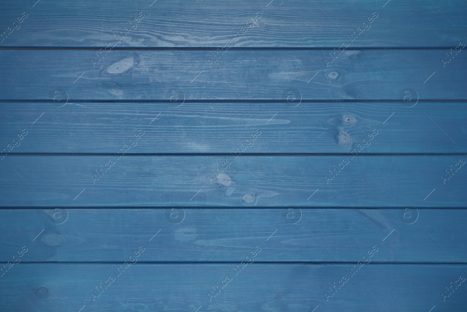 Photo of Texture of blue wooden surface as background, top view