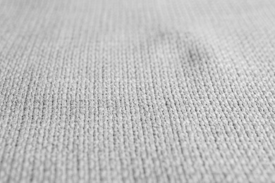 Photo of Texture of beautiful light fabric as background, closeup