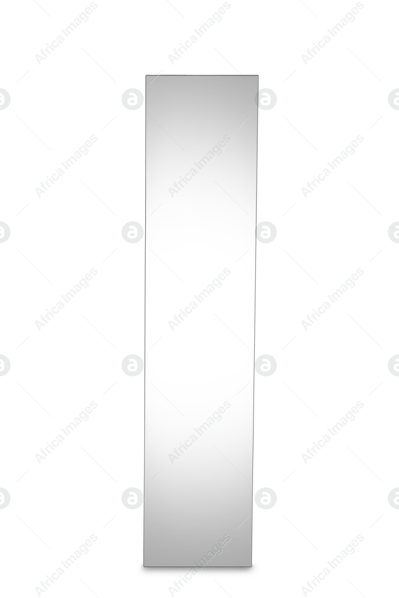 Photo of Modern full length mirror isolated on white