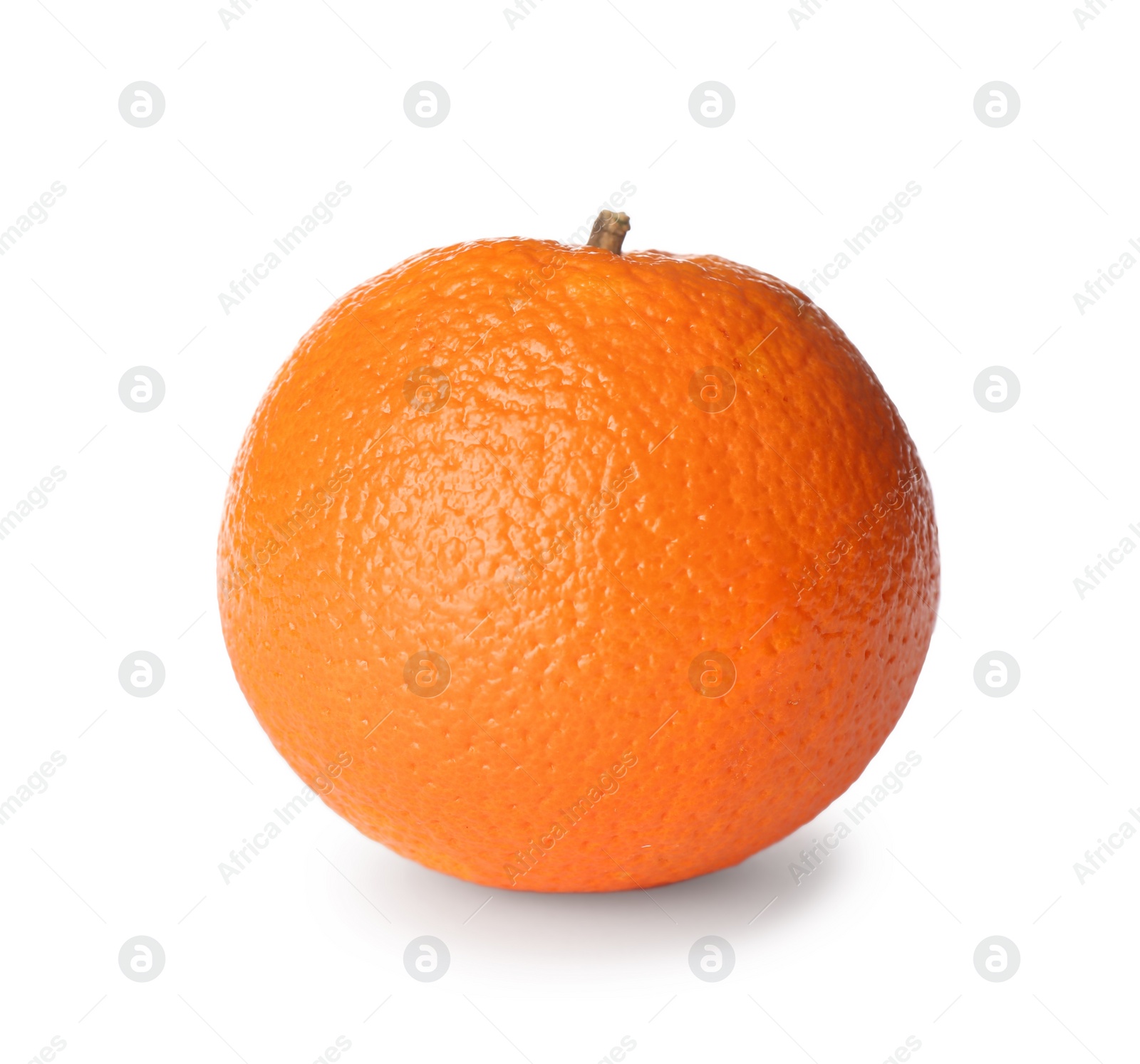 Photo of Delicious fresh ripe orange isolated on white