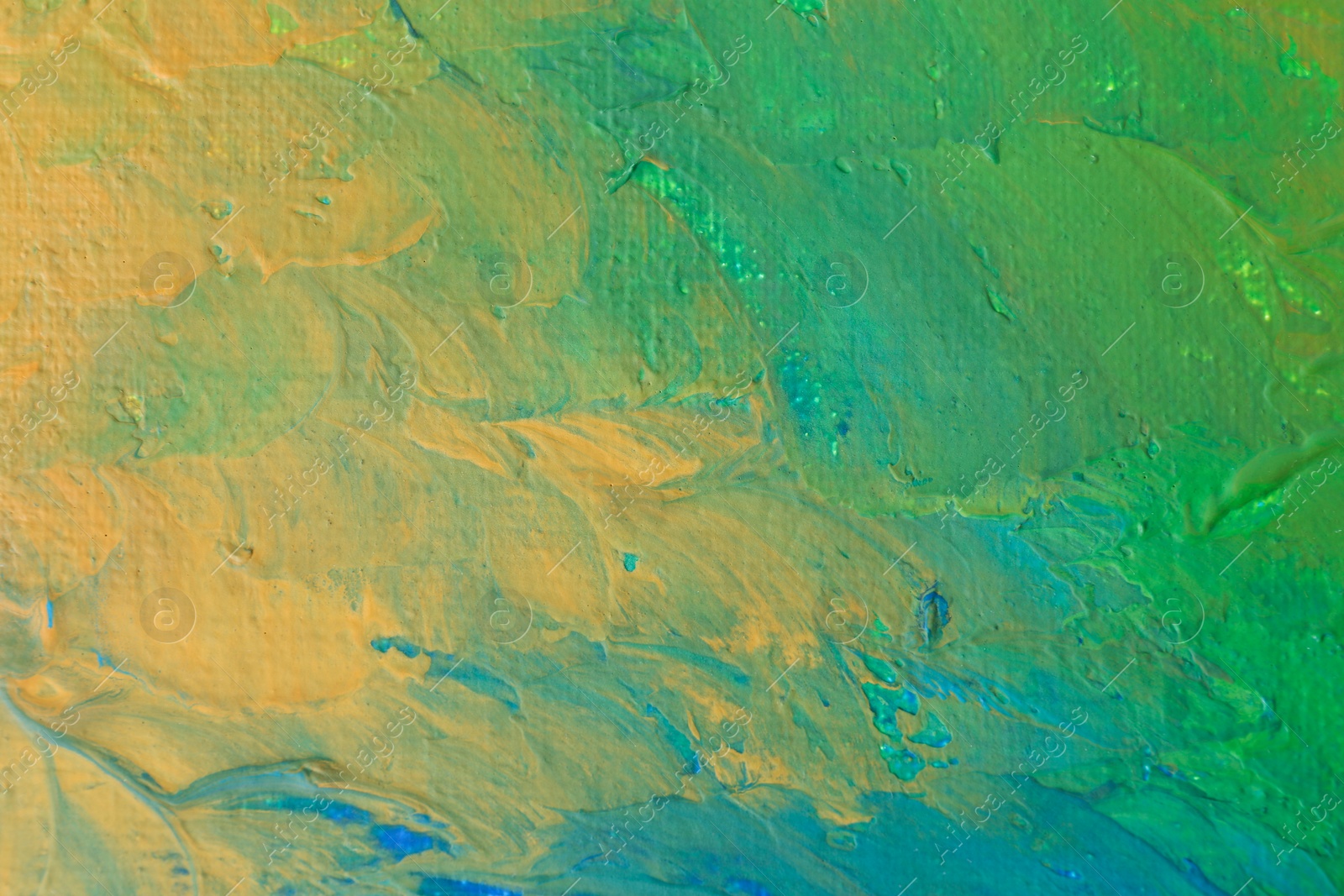 Photo of Abstract colorful artwork as background, closeup view