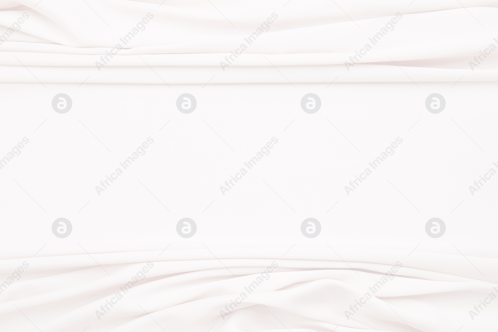 Image of Delicate white silk fabric as background, closeup