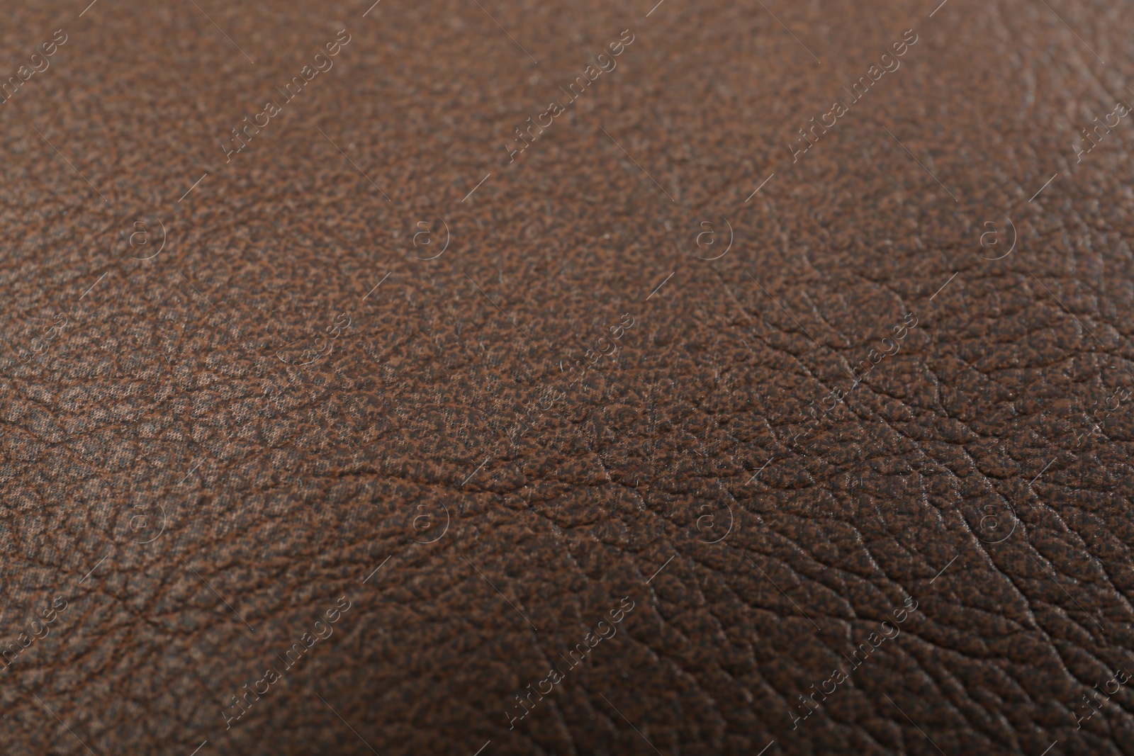 Photo of Brown natural leather as background, above view