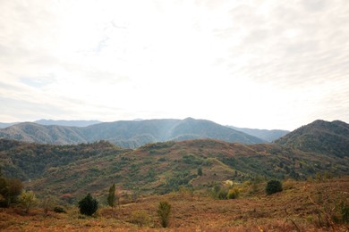 Picturesque view of beautiful valley in mountains