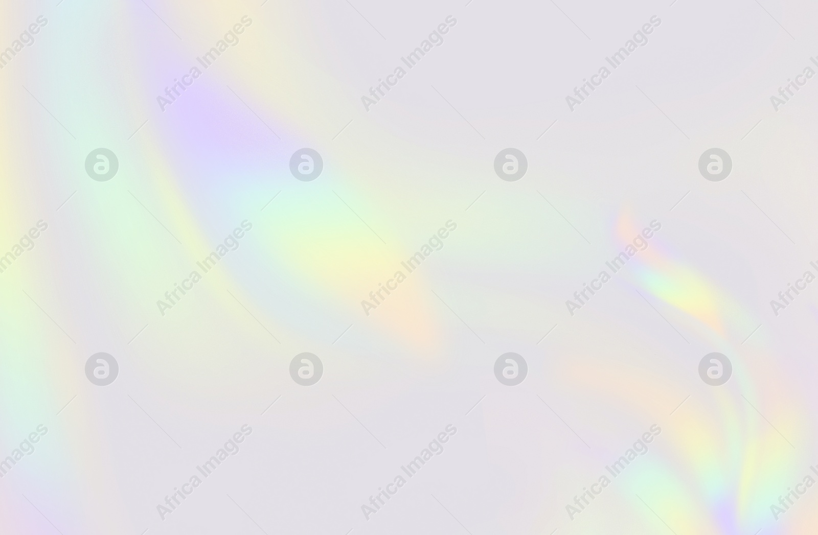 Illustration of Rainbow pastel colors on white background. Light refraction effect