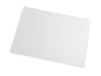 Photo of Sheet of parchment paper isolated on white