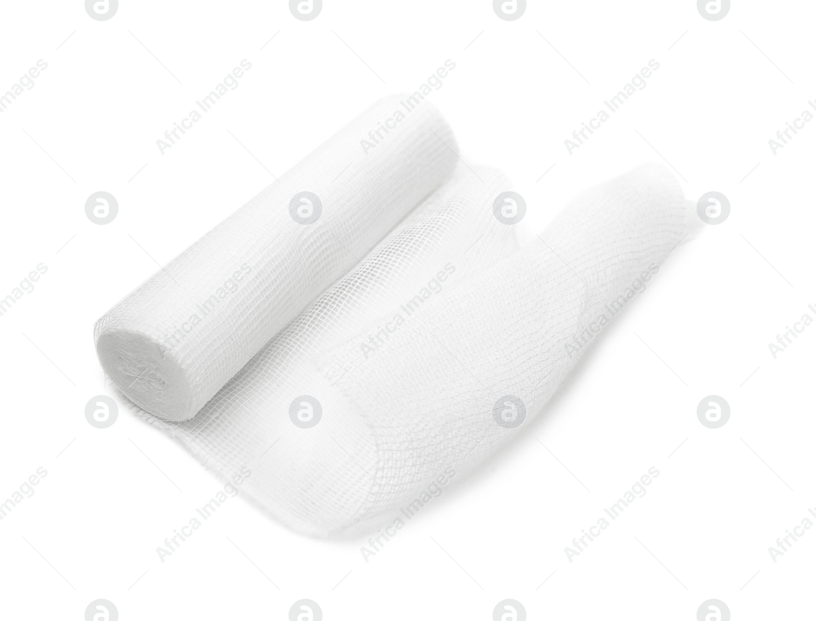 Photo of Medical gauze bandage roll isolated on white