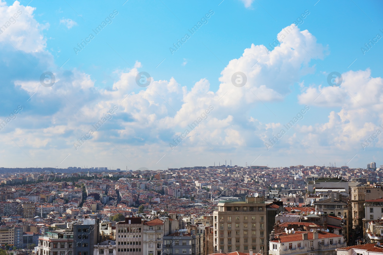 Photo of Picturesque view of city with beautiful buildings