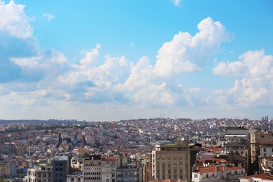 Photo of Picturesque view of city with beautiful buildings