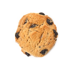 Photo of Delicious chocolate chip cookie isolated on white