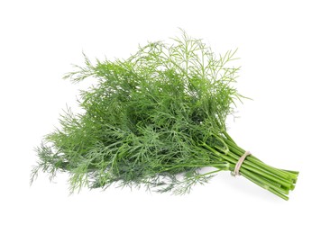 Photo of Bunch of fresh dill isolated on white