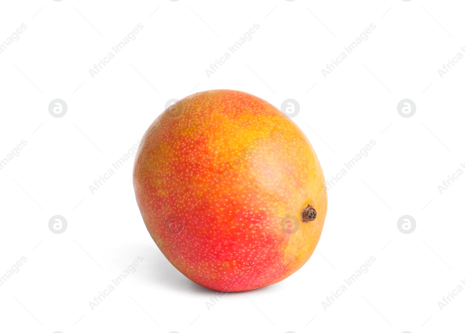 Photo of Delicious ripe juicy mango isolated on white