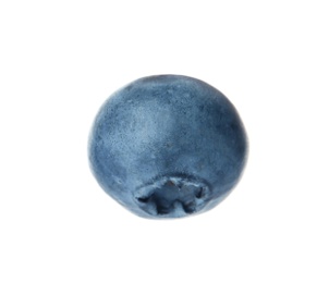 Photo of Whole fresh tasty blueberry on white background