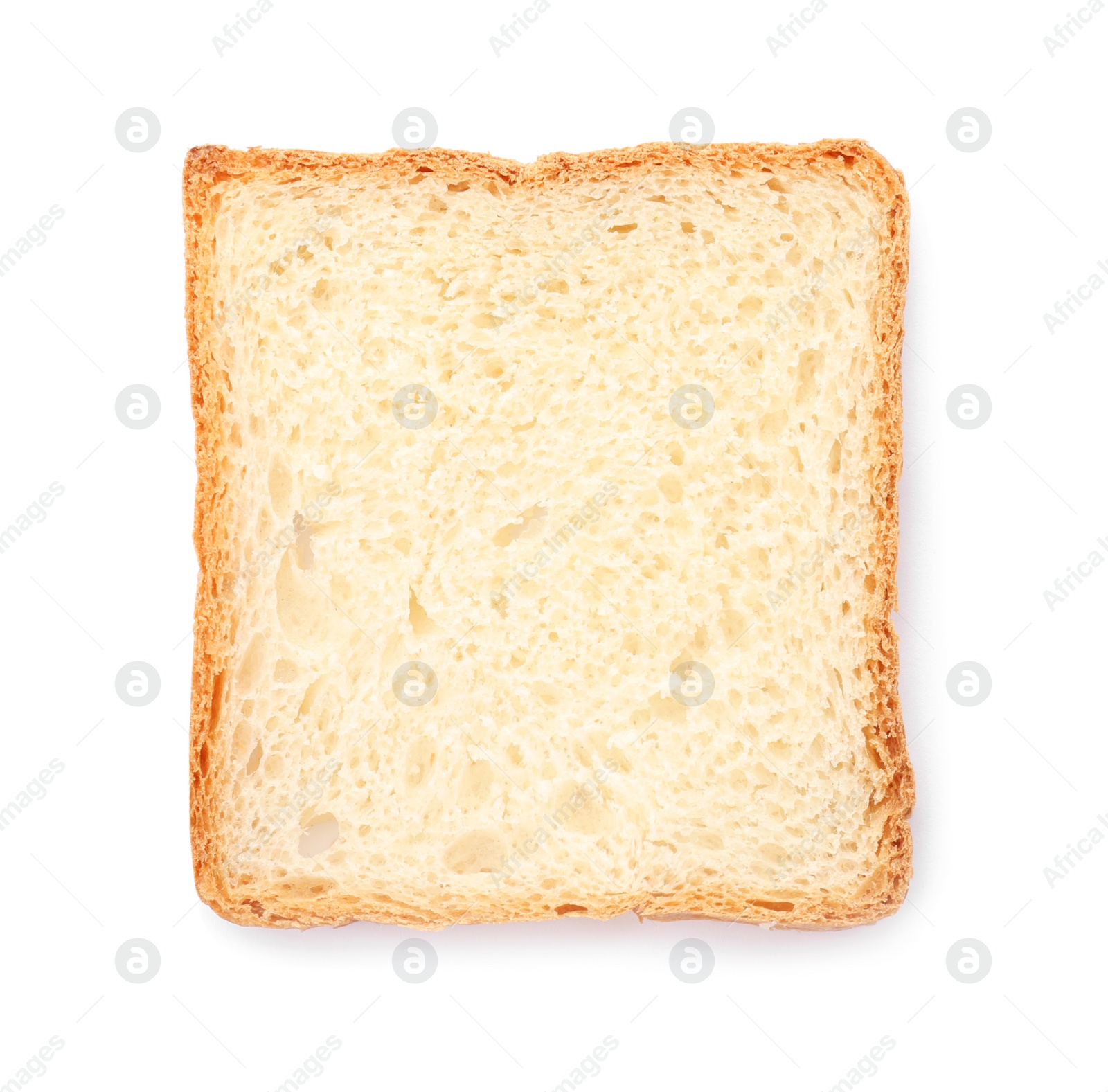 Photo of Slice of toast bread on white background