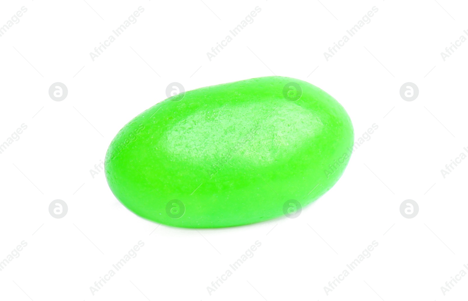 Photo of Delicious color jelly bean isolated on white