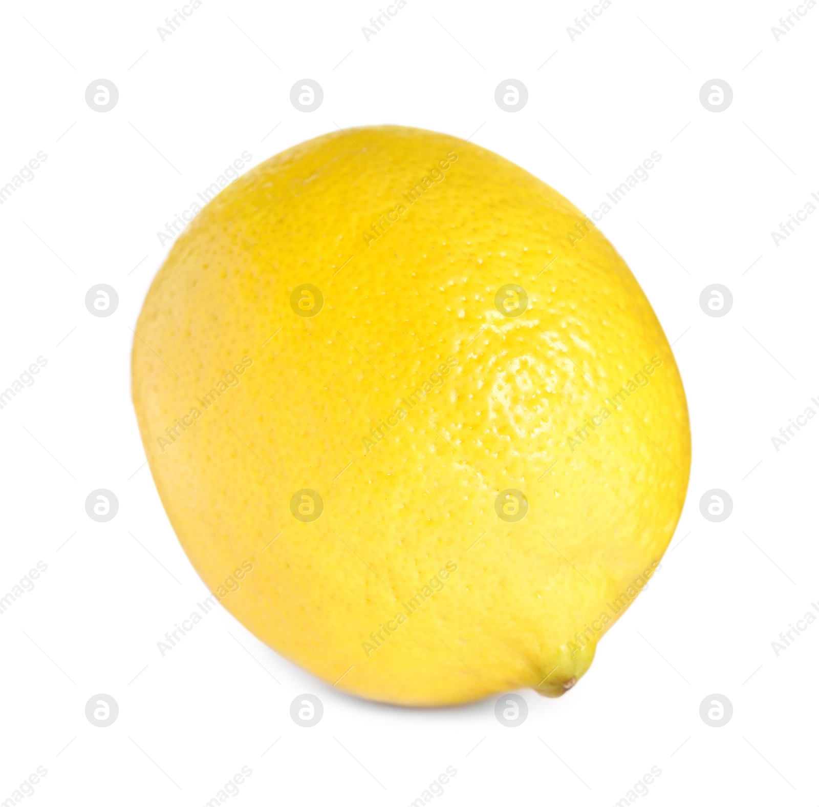 Photo of Fresh lemon isolated on white. Citrus fruit