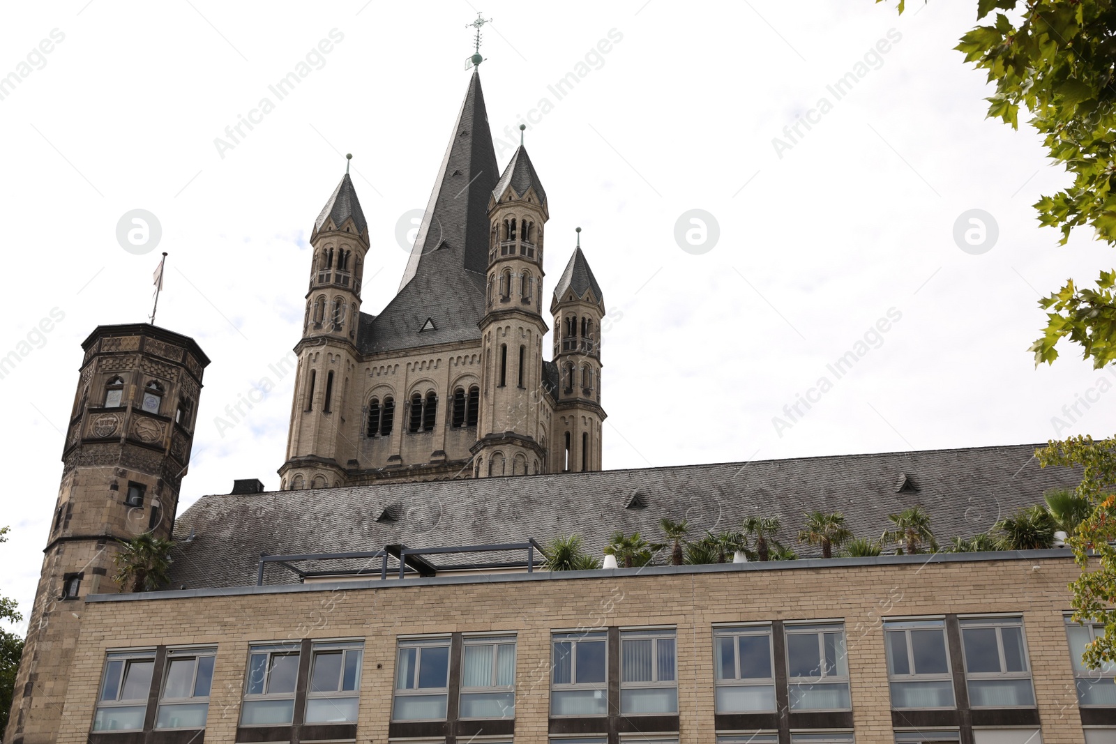 Photo of Cologne, Germany - August 28, 2022: Beautiful old architecture on city street