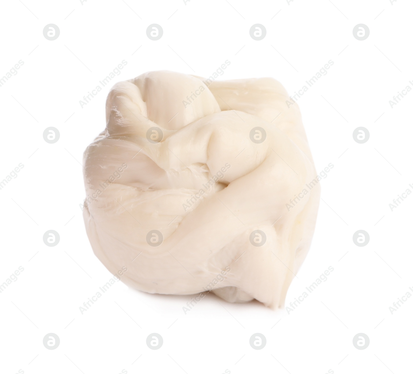 Photo of One used chewing gum on white background