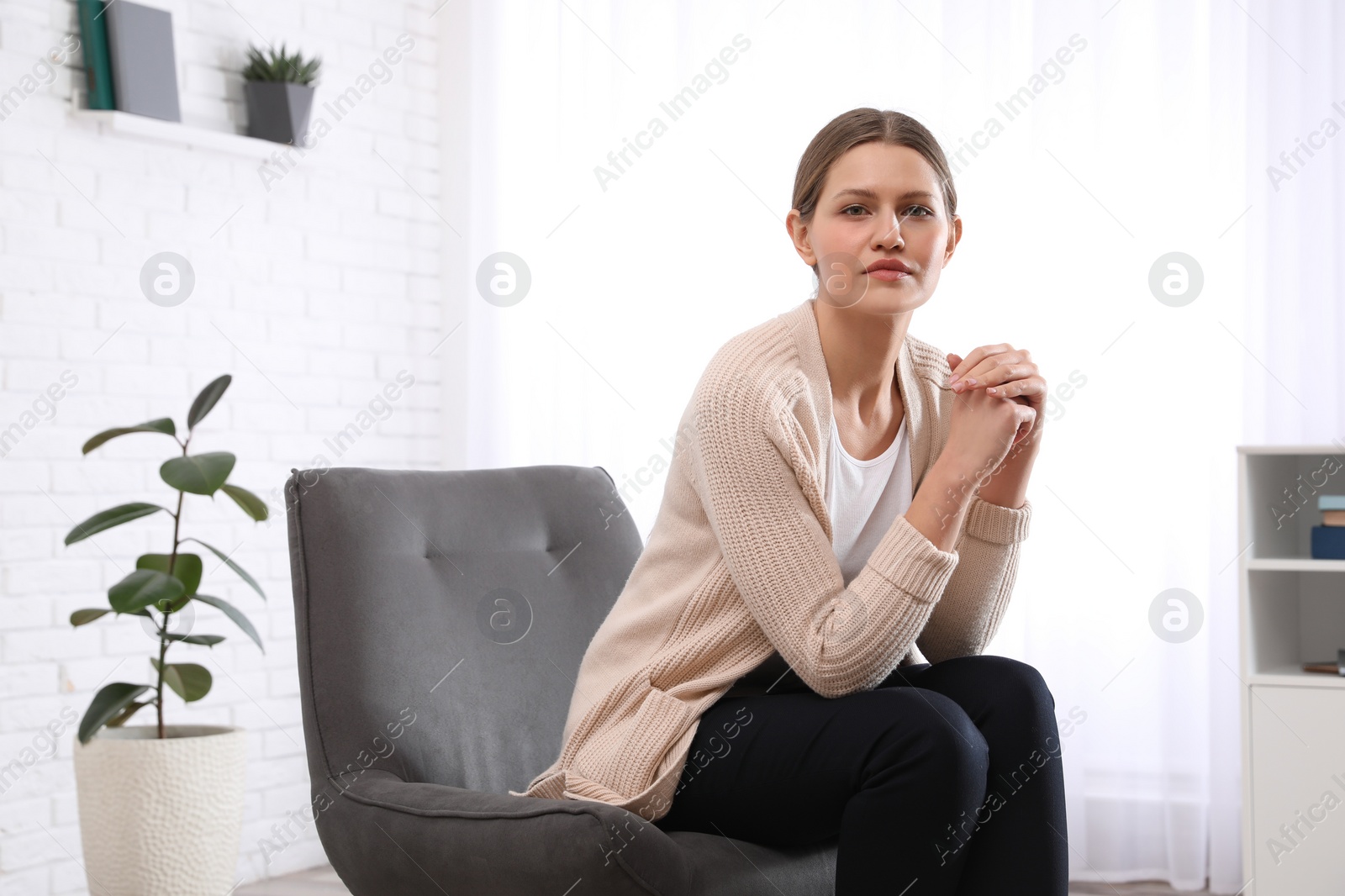 Photo of Portrait of professional psychologist in modern office