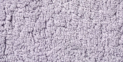 Texture of soft violet fabric as background, top view