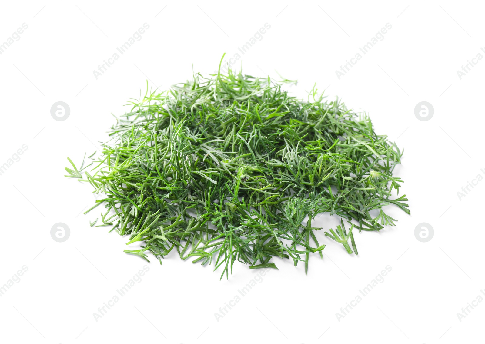 Photo of Pile of fresh dill isolated on white