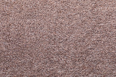 Photo of Texture of new clean door mat as background, top view