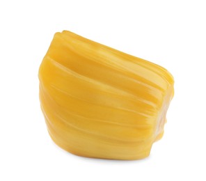 Photo of Delicious exotic jackfruit bulb isolated on white