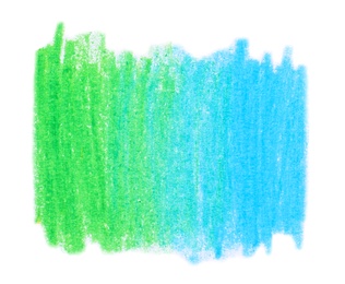 Photo of Colorful hand drawn pencil hatching on white background