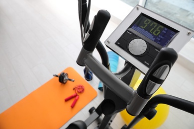 Photo of Elliptical machine cross trainer and fitness equipment  indoors