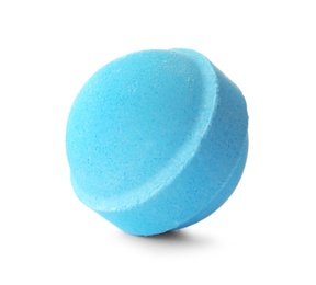 Photo of Bath bomb on white background. Spa product