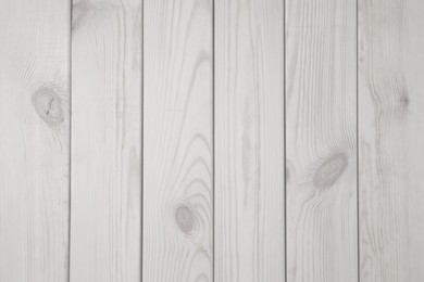 Image of White wooden surface as background, top view