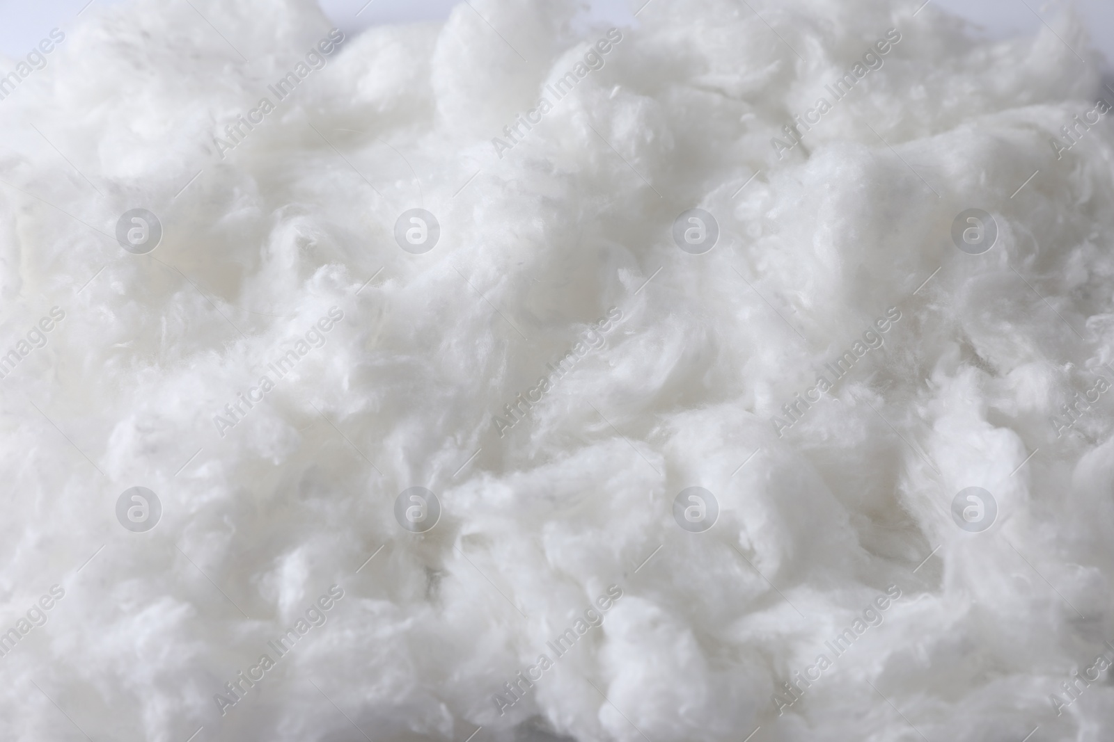 Photo of Soft clean cotton as background, top view